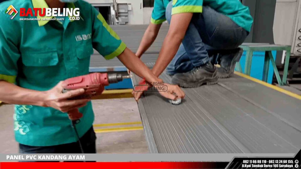 Lantai PVC Kandang Ayam Kebumen